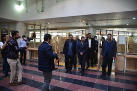 بازدید مدیرعامل فولاد مبارکه از فرایند آزمون استخدامی این شرکت