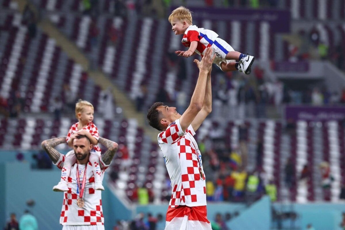 تصاویری جذاب و خاص از جشن سومی کرواسی در جامجهانی