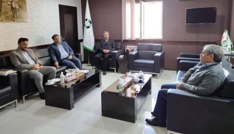 نشست مدیرعامل ذوب آهن اصفهان با مدیرکل حفاظت محیط زیست استان ذوب آهن