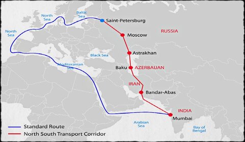 روسیه و ایران در حال ایجاد یک مسیر تجاری جدید بین قاره‌ای