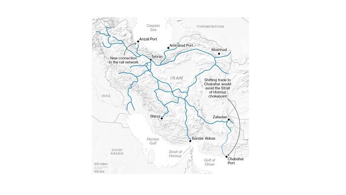 روسیه و ایران در حال ایجاد یک مسیر تجاری جدید بین قارهای+ جزئیات و عکس