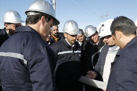بازدید مدیرعامل از طرح های توسعه شرکت فولاد مبارکه