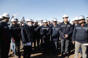 بازدید مدیرعامل از طرح های توسعه شرکت فولاد مبارکه