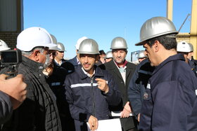 بازدید مدیرعامل از طرح های توسعه شرکت فولاد مبارکه