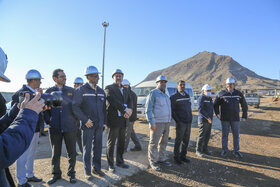 بازدید مدیرعامل از طرح های توسعه شرکت فولاد مبارکه