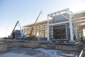 بازدید مدیرعامل از طرح های توسعه شرکت فولاد مبارکه