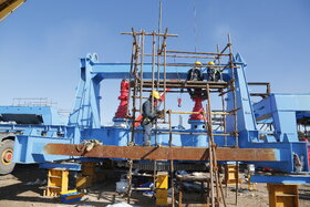 بازدید مدیرعامل از طرح های توسعه شرکت فولاد مبارکه