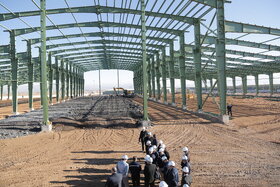 بازدید مدیرعامل از طرح های توسعه شرکت فولاد مبارکه