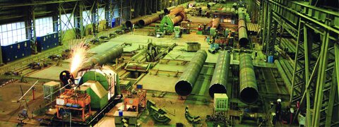 ایجاد ظرفیت تولید لولههای فولادی درزجوش مارپیچ در هلدینگ آتیهفولاد نقشجهان آتیه فولاد نقش جهان