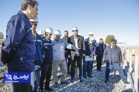 بازدید مدیرعامل از طرح های توسعه شرکت فولاد مبارکه