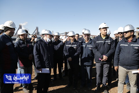 بازدید مدیرعامل فولاد مبارکه از طرح‌های توسعه این شرکت