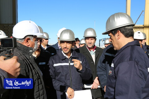 بازدید مدیرعامل از طرح های توسعه شرکت فولاد مبارکه