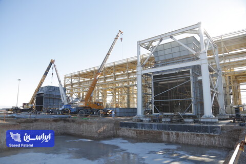 بازدید مدیرعامل از طرح های توسعه شرکت فولاد مبارکه