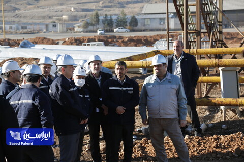 بازدید مدیرعامل از طرح های توسعه شرکت فولاد مبارکه