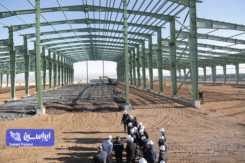 بازدید مدیرعامل از طرح های توسعه شرکت فولاد مبارکه