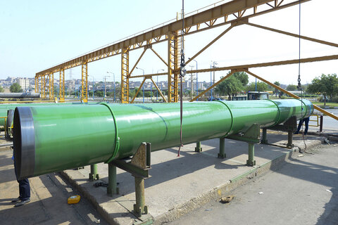 زنجیره تولید لولههای درزجوش در آتیهفولاد تکمیل شد ساخت لوله های جریانی