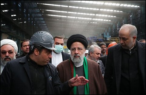 واحد تولیدی احیای مستقیم فولاد بافق با حمایت دولت سیزدهم افتتاح شد سید ابراهیم رییسی