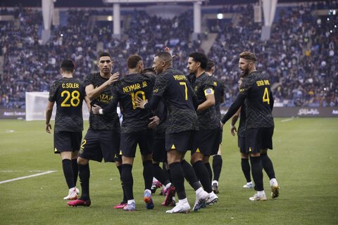 آخرین نبرد مسی و رونالدو به سود یاران لئو منتخب ریاض - پاریسنژرمن