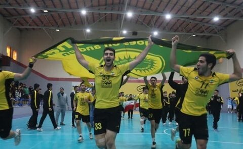 نوجوانان سپاهان بر بام هندبال ایران قهرمانی نوجوانان هندبال سپاهان