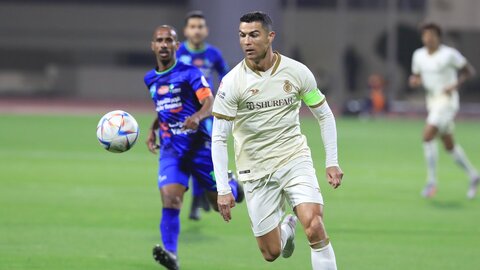 اولین گل رونالدو برای النصر را ببینید
