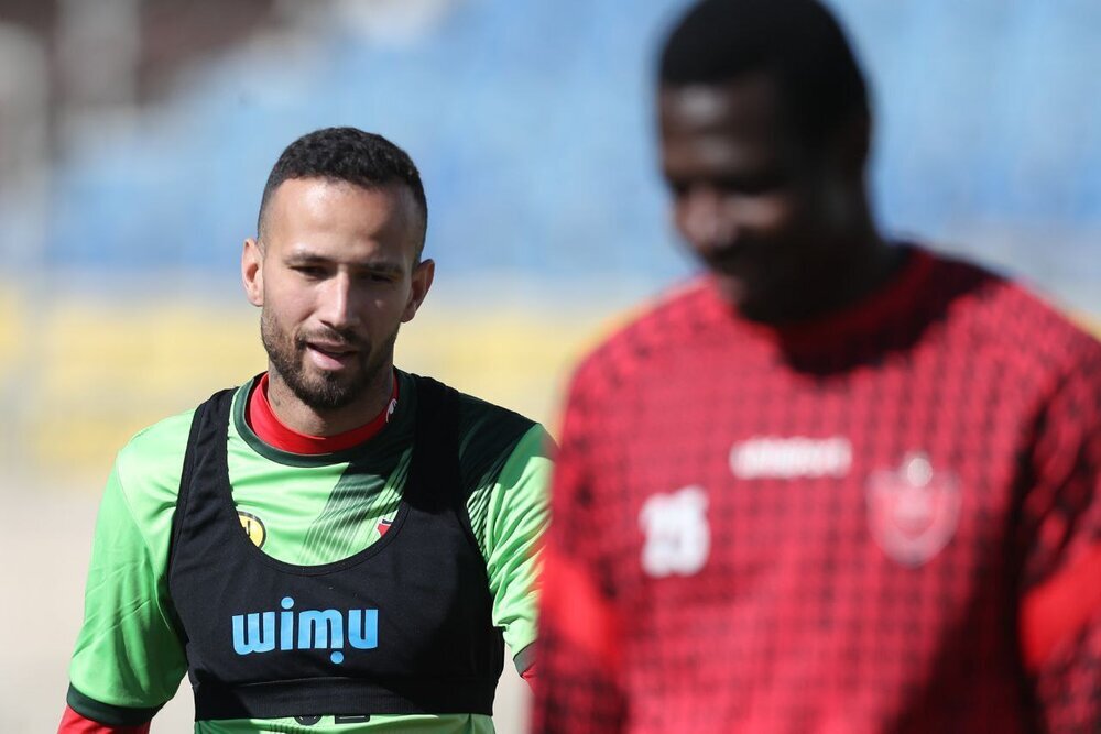 مهاجم جدید پرسپولیس به تمرین رسید