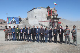 آیین افتتاح واحد خردایش۲ و کلنگزنی کارخانه کنسانتره شرکت راهبران فولاد اصفهان