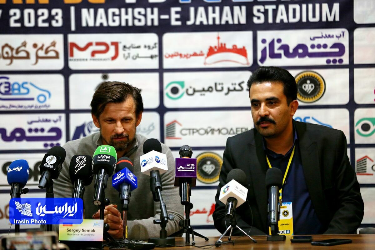 سرمربی زنیت: سپاهان را می‌توان با تیم‌های اروپایی مقایسه کرد