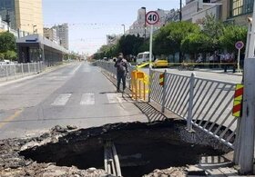 وقوع ۲۵ حادثه فرونشست زمین در اصفهان طی یک هفته