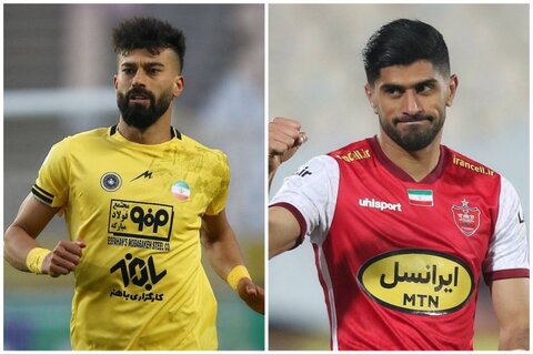 نبرد جالب دو همشهری در دیدار سپاهان – پرسپولیس دانیال اسماعیلیفر - رامین رضاییان