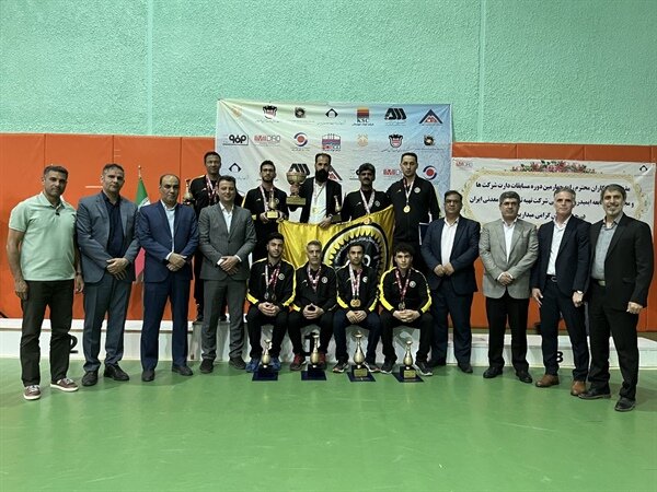 قهرمانی مقتدرانه دوومیدانی‌کاران صنعت فولاد مبارکه