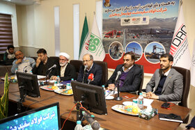 نشست خبری رئیس هیئت عامل ایمیدرو در زمینه طرح های توسعه ای شرکت فولاد سفیددشت