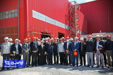 بازدید رئیس هیئت عامل ایمیدرو از شرکت فولاد سفیددشت بازدید سفید دشت
