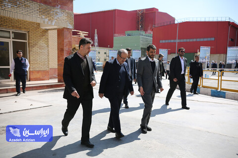 بازدید رئیس هیئت عامل ایمیدرو از طرح های توسعه ای شرکت فولاد سفیددشت