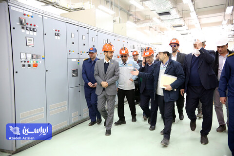 بازدید رئیس هیئت عامل ایمیدرو از طرح های توسعه ای شرکت فولاد سفیددشت