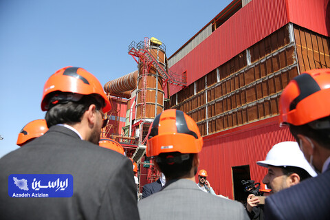 بازدید رئیس هیئت عامل ایمیدرو از طرح های توسعه ای شرکت فولاد سفیددشت