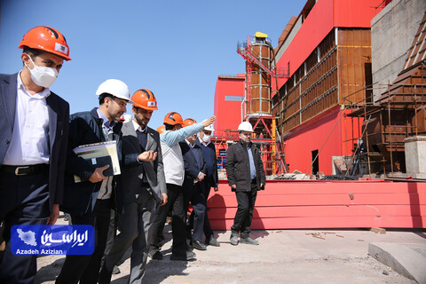 بازدید رئیس هیئت عامل ایمیدرو از طرح های توسعه ای شرکت فولاد سفیددشت