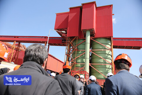 بازدید رئیس هیئت عامل ایمیدرو از طرح های توسعه ای شرکت فولاد سفیددشت