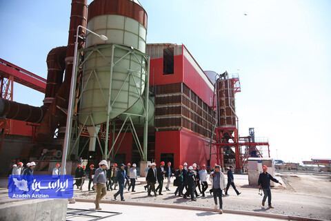 بازدید رئیس هیئت عامل ایمیدرو از طرح های توسعه ای شرکت فولاد سفیددشت