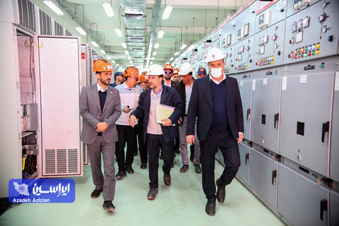 بازدید رئیس هیئت عامل ایمیدرو از طرح های توسعه ای شرکت فولاد سفیددشت