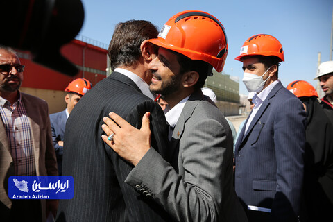 بازدید رئیس هیئت عامل ایمیدرو از طرح های توسعه ای شرکت فولاد سفیددشت