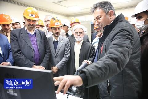بازدید رئیس هیئت عامل ایمیدرو از طرح های توسعه ای شرکت فولاد سفیددشت