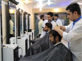 بازار شلوغ آرایشگران مردانه در نوروز