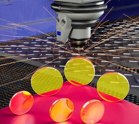 تولید لنزهای جدید co۲ برای برش لیزری مقاطع سنگین فولادی