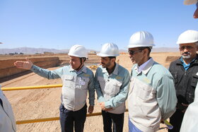 بازید مدیر عامل فولاد مبارکه از طرح های توسعه