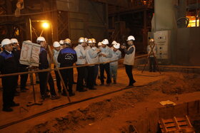 بازید مدیر عامل فولاد مبارکه از طرح های توسعه