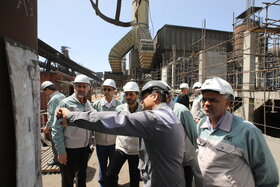 بازید مدیر عامل فولاد مبارکه از طرح های توسعه