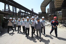 بازید مدیر عامل فولاد مبارکه از طرح های توسعه