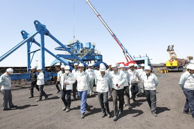 بازید مدیر عامل فولاد مبارکه از طرح های توسعه