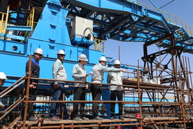 بازید مدیر عامل فولاد مبارکه از طرح های توسعه