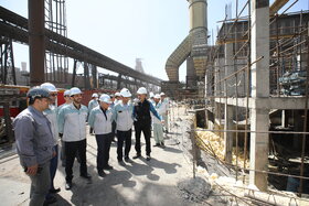 بازید مدیر عامل فولاد مبارکه از طرح های توسعه